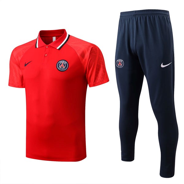 Polo PSG Conjunto Completo 2022/23 Rojo